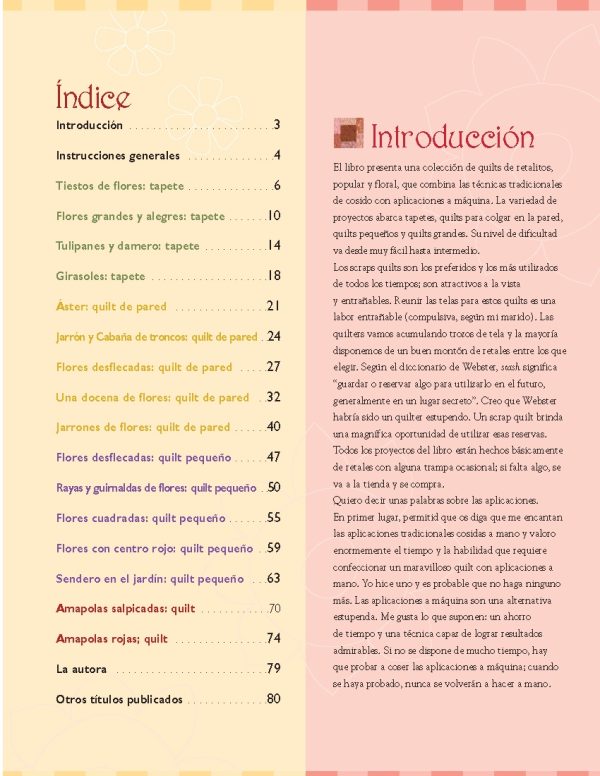 LIBRO APLICACIONES DE FLORES PARA QUILTS - Image 2